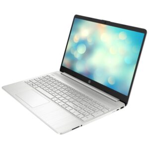HP Laptop 15s-fq5017nia, 12th Gen Intel Core i7-1255U, 8GB, 512GB SSD, Intel Iris Xᵉ Graphics, FreeDOS, Natural silver, 1 Year Warranty - 6G3P7EA