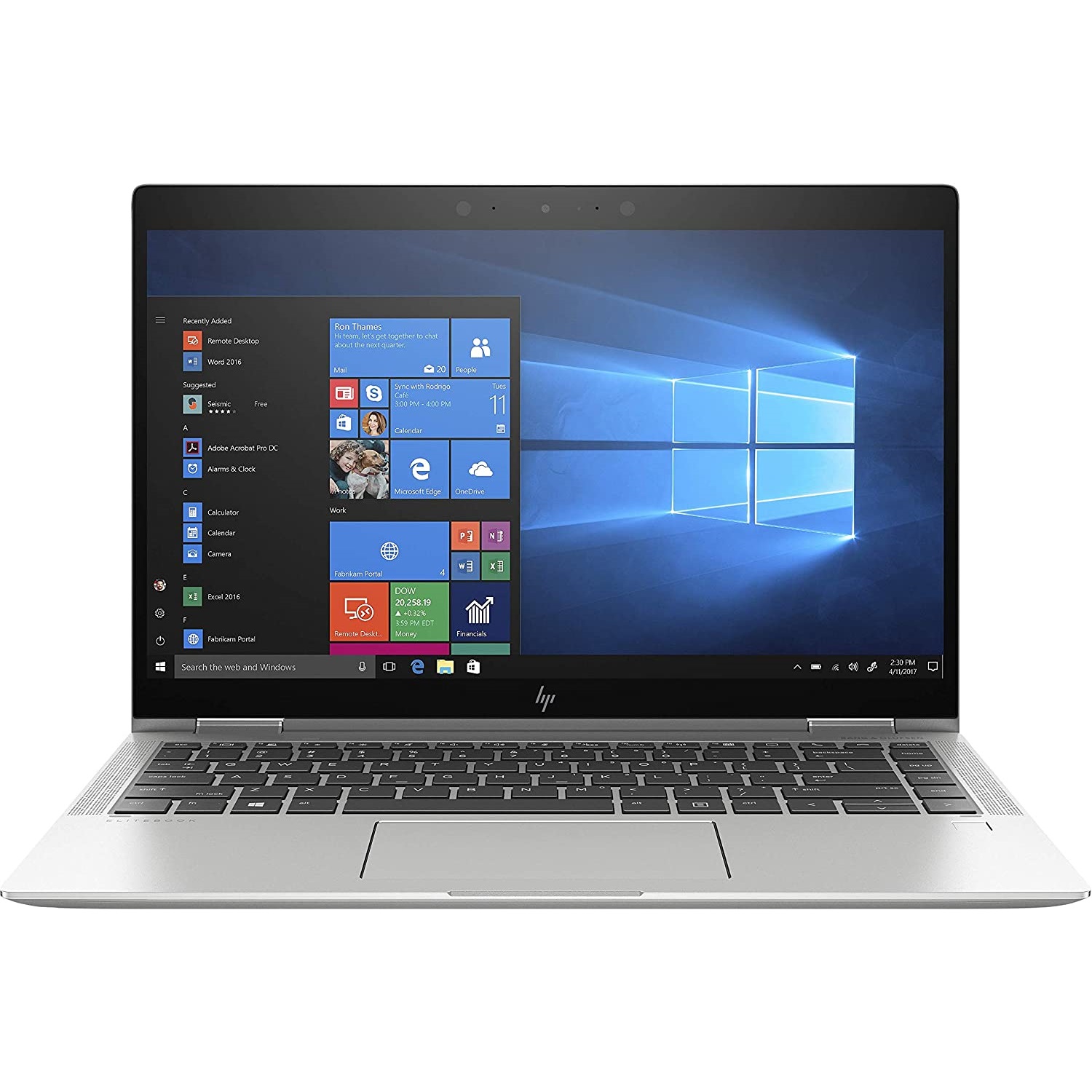 HP EliteBook x360 1040 G6 Notebook PC, Intel Core i7-8565U, 32 GB RAM, 512 GB SSD, 14.0" Touch Screen Display