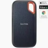 Sandisk 1TB Extreme Portable SSD – Up to 1050MB/s – USB-C, USB 3.2 Gen 2 – External Solid State Drive - Image 2